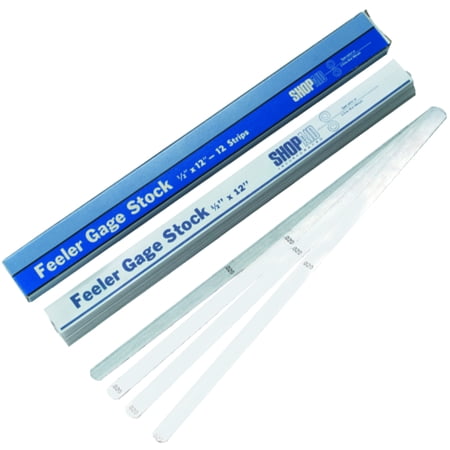 .022" Thick Feeler or Thickness Gage Stock - Strips