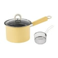 thumbnail image 4 of veasfak Deep Frying Pot Cooking Pot Fryer for Kitchen Camping Japanese Tempura Chips Yellow, 4 of 9