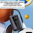 thumbnail image 6 of Ball Pump, Automatic Inflator with Display and Preset Pressure, for Basketballs Footballs Sports Equipment, Home Play and Parties, Ihhxbz, 6 of 9