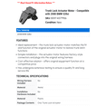 thumbnail image 2 of Trunk Lock Actuator Motor - Compatible with 2008 BMW 528xi, 2 of 2