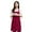 Red, variant on Apron Sleeve Protective Wear for Kitchen Chefs Utility Pockets Durable Canvas Apron for Cooking Baking Dining & Bar
