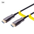 thumbnail image 1 of Cable de fibra óptica de alta velocidad compatible con HDMI 2.0 4k 60hz cable para computadora TV, 5m Feliz Sencillez, 1 of 5