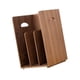 thumbnail image 5 of Estantería de madera para libros, soporte para DVD, soporte para libros, estantería de almacenamiento decorativa antideslizante Marrón profundo, 5 of 9
