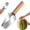 Yellow, variant on VKLU 1Pc Watermelon Slicer, Stainless Steel Fruit Cutter with Wooden Handle, Portable Melon Knife for Quick Slicing, Easy Use Kitchen Gadget for Summer BBQ and Picnic
