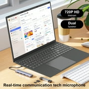 SANPTENT 16 Laptop, 16GB RAM 512GB SSD Windows 11 Pro Computer, 4-Core Intel Alder Lake N95, 1920*1200 IPS Screen, FingerPrint, Backlit Keyboard