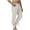 White, variant on Mens Spring Summer Autumn Ankle Banded Lace up Pants Medieval Viking Navigator Trousers Renaissance Pants White L