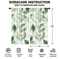 thumbnail image 2 of Blackout Kids Curtains,Green Leaves Modern Art Childrens Insulated Curtains Set Of 2,Bedroom Essentials,Toddler Room Decor 42x84in(106x213cm), 2 of 4