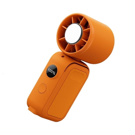 ZELVINN USB Rechargeable Portable Fan Quiet Handheld Mini 5 Speed Setting Cooling Fan for Travel Home Birthday