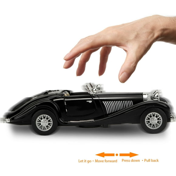 Long Time Play Durable Car Model, Pull Back Car Toy, Sound Light For Baby Children