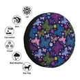 thumbnail image 4 of Pofeuu Colorful Butterflies Print Spare Tire Wheel Cover for Car Truck SUV Camper Universal Fit Spare Tire Cover RV Spare Tire Covers-14 inch, 4 of 6