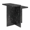 thumbnail image 3 of CosmoLiving by Cosmopolitan Brielle Accent Table, White Faux Marble, 3 of 8