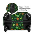 thumbnail image 2 of Honeii St. Patrick's day Elastic Luggage Cover, featuring double-sided printing, is the ideal companion for travel, business trips, and daily use(not included suitcase )-Small, 2 of 7