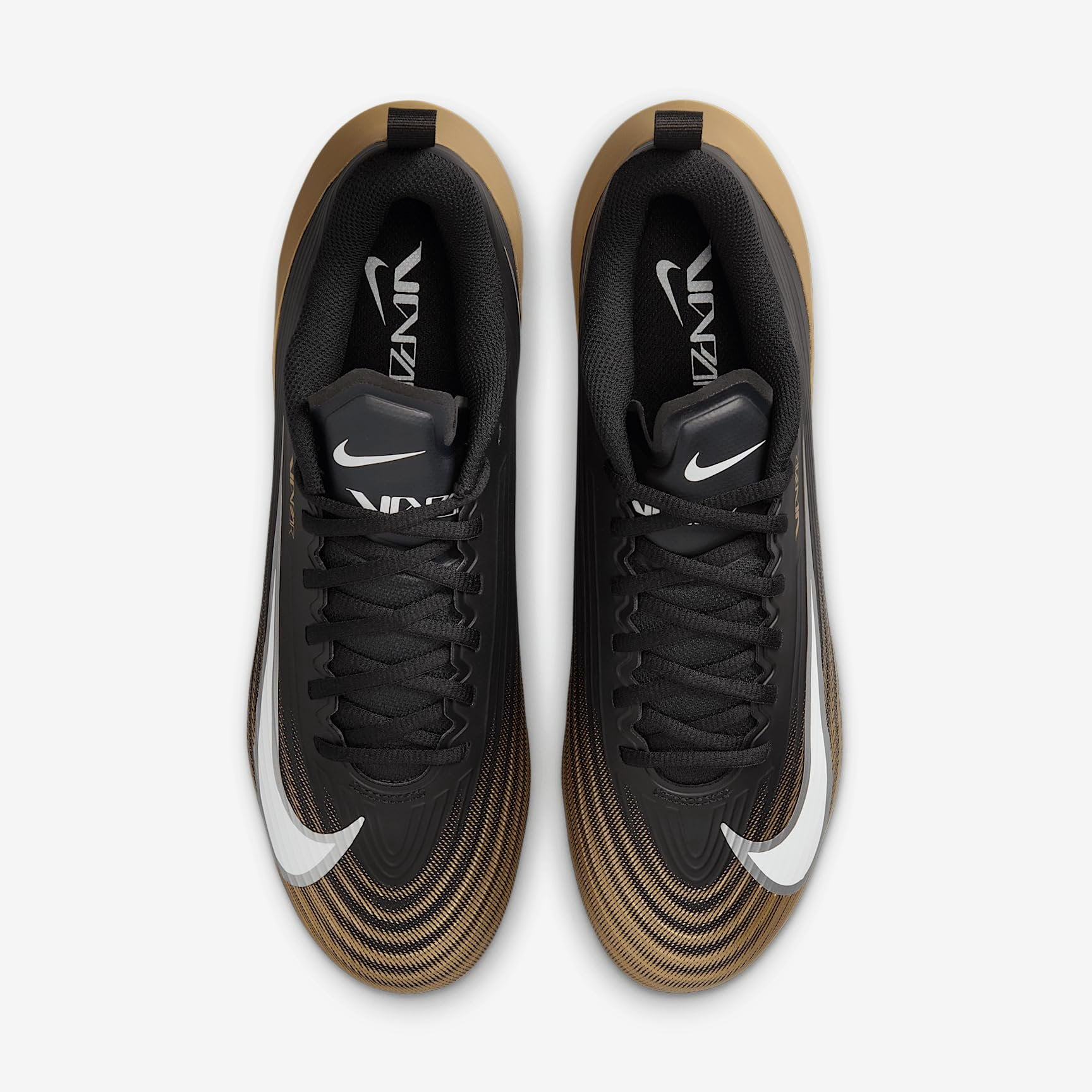 Men\'s Size 8 Nike Vapor Speed 3 Football Shoes Cleats Black Gold FB3303-003 Nike Vapor Speed 3 Football Cleats. Nike.com main image 3