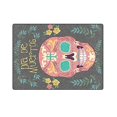 thumbnail image 3 of CADecor Flower Skull Couch Sofa or Bed Fleece Blanket Throw 58x80 inches, 3 of 3