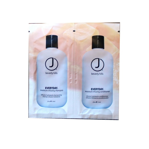 J Beverly Hills Everyday Moisture Infusing Shampoo & Conditioner Sample Set