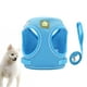 thumbnail image 4 of Conjunto de chaleco y correa para perro, arneses transpirables para mascotas, correa reflectante para el pecho, accesorios para exteriores (azul, talla XS), 4 of 8
