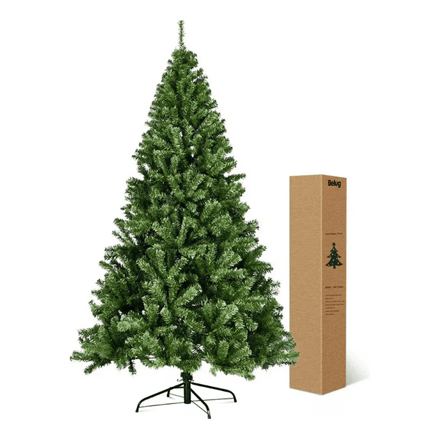 "Árbol Pino Navidad Belug Artificial Base Metal 1.6 Mts 450 Ramas Color Verde Oscuro "