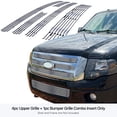 thumbnail image 3 of APS Compatible with Ford Expedition 2007-2014 Main Upper Lower Bumper Chrome Billet Front Grill Grille Insert Combo F67832A, 3 of 7