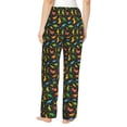thumbnail image 3 of Daiia Cartoon Dino Women's Sleep Pant with Pockets and Drawstring,Pajama Pants-X-Large, 3 of 9