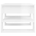 thumbnail image 2 of vidaXL Coffee Table High Gloss White 55.5x55x45 cm Engineered Wood, 2 of 4