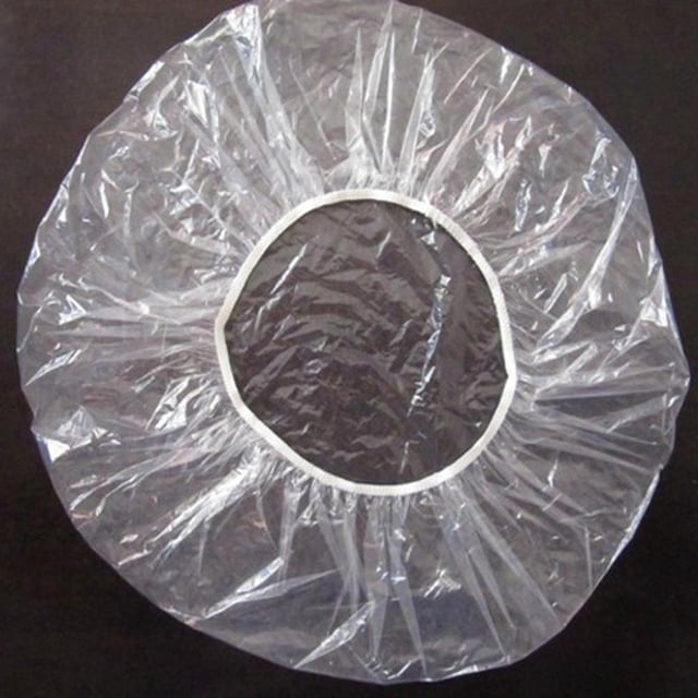 100 Uds Gorro Desechable Hotel Baño Ducha Elástico Salón Transparente