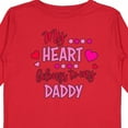 thumbnail image 4 of Inktastic My Heart Belongs to My Daddy Boys or Girls Long Sleeve Toddler T-Shirt, 4 of 5