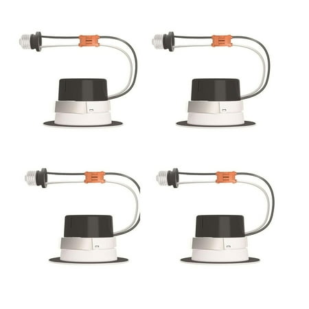 - Philips LED Downlight 50W Equivalent Soft White Dimmable Flood Light, 4 Pack