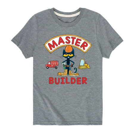 

Pete The Cat - Master Builder - Toddler Short Sleeve Graphic T-Shirt