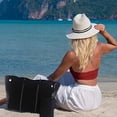 thumbnail image 4 of Bolsa de playa multiusos Bolsa de fitness elegante bolsa de piscina grande Bolsa de hombro Totalizador de playa con bolso pequeño, 4 of 5