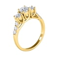 thumbnail image 2 of Aonejewelry 1/4 Carat Engagement Ring Crafted In 14k Solid Yellow Gold, 2 of 4