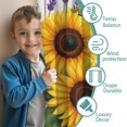 thumbnail image 3 of Blackout Kids Curtains,Hummingbird with Sunflowers and Lavender Childrens Insulated Curtains Set Of 2,Bedroom Essentials,Toddler Room Decor 52x63in(132x160cm), 3 of 4