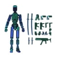 thumbnail image 1 of Figurine Articulée T13 Assemblée avec Support, Mannequin 13 Imprimé 3D Figurine Articulée Assemblée, Robot Entièrement Articulé, Figurine Articulée Easy 13, Accessoires Inclus, Animation en Stop Motion, Excellent Cadeau(D), 1 of 9