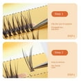 thumbnail image 6 of Eye Makeup Tool Natural Swallow Tail Soft Eyelashes False Lashes Clusters Lashes Individual Lashes 8MM, 6 of 7