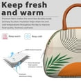 thumbnail image 3 of Artistic Aztec Lunch Bag&nbsp;- Thermal Insulated Cooler with Bohemian Prints, Portable Tote for Women & Students, 3 of 4