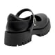 thumbnail image 3 of Flats Mujer Milagros Escolar Formal negro 26, 3 of 6