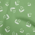 thumbnail image 1 of oneOone Viscose Chiffon Green Fabric Floral Dress Material Fabric Print Fabric By The Yard 42 Inch Wide, 1 of 4