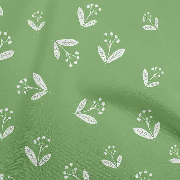 oneOone Viscose Chiffon Green Fabric Floral Dress Material Fabric Print Fabric By The Yard 42 Inch Wide