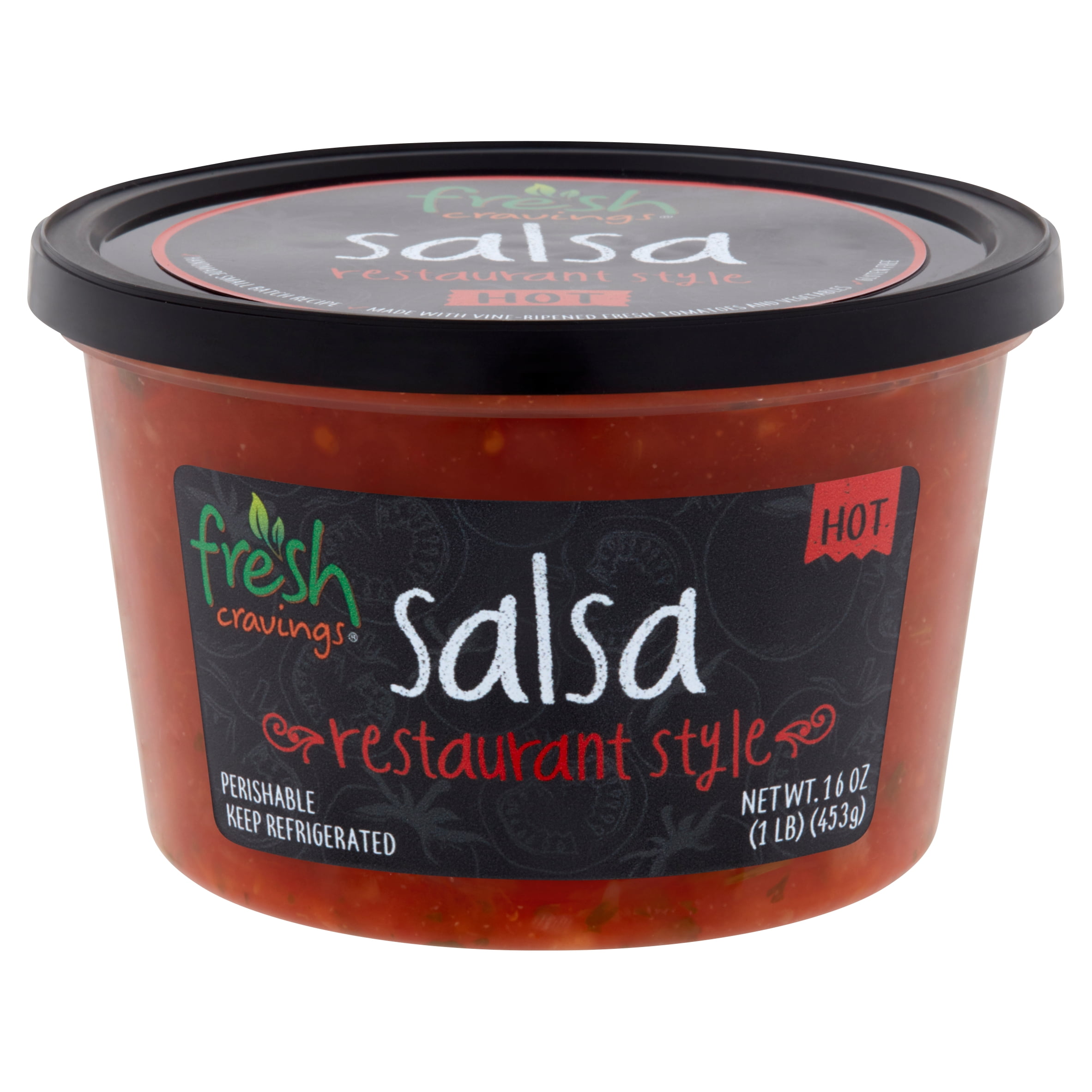 Fresh Cravings Restaurant Style Hot Salsa, 16 oz