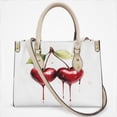 thumbnail image 2 of Juicy Heart-Shaped Cherry Fruit Cross Body Bags For Women Small Leather Female Handbags Fashion Top-Handle Totes, 2 of 4