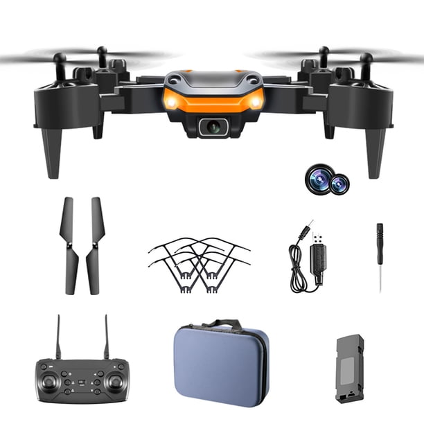 Drone Foldable USB Pista Vuelo 360 Grados Rolling Control Remoto Quadcopter Floting Aircraft Modo sin cabeza Regalo al aire libre Juguete 4K Cámaras duales Inevent EL022427-03B