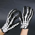 thumbnail image 2 of 1 par de guantes góticos para ciclismo, bicicleta, motocicleta, Halloween, calavera, garra, hueso, esqueleto, 2 of 5