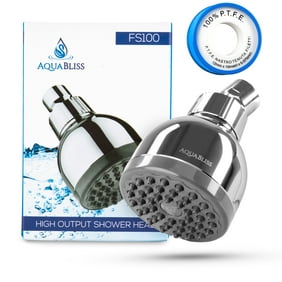 images Wassa High Pressure Shower Head - 3 Inch Anti-Leak Fixed Showerhead wassa high pressure shower head 3 inch anti leak fixed chrome showerhead adjustable metal swivel ball joint