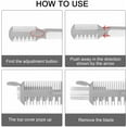 thumbnail image 5 of Manual Pet Hair Trimmer with Extra Blades and Comb Grooming Dog Cat Razor for Thin & Thick Coat Cutting and Styling, 5 of 5