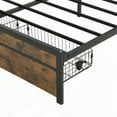 thumbnail image 5 of Full Bed Frame with Storage - LED Lights & Charging | Grey F, 5 of 16