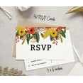 thumbnail image 4 of Inkdotpot RSVP Postcards (Set Of 50) 4"X6" Blank With Mailing Side,RSVP Reply Response Cards For Wedding Floral Print Return Cards, 4 of 5