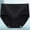 Black, variant on Womens Underwear Comfort High Waist Cotton Breathable Briefs Underwear Women Pack Black L