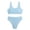 2-Light Blue, variant on Tween Girl Swimsuits Two Piece Quick Dry Girls Swim Suit with Chest Pad Swim Suits for Tweens Girls 10-11 Years