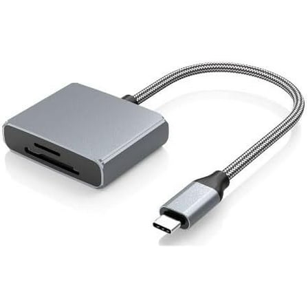 USB-C SD 4.0 Card Reader, UHS-II SD Card Adapter, High Speed Memory Card Reader, for SDXC, SDHC, SD, MMC, RS-MMC, Micro SDXC, Micro SD, Micro SDHC Card, UHS-II, and UHS-I Cards