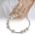 thumbnail image 2 of Anillo De Ansiedad Para Mujer, Anillo De Dedo Con Cuentas, Regalo Para Amigos Y Familiares Minnieouse AP007447-08, 2 of 6