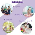 thumbnail image 6 of Gymax Large Yoga Mat 7' x 5' x 8 mm Thick Workout Mats for Home Gym Flooring Purple, 6 of 10
